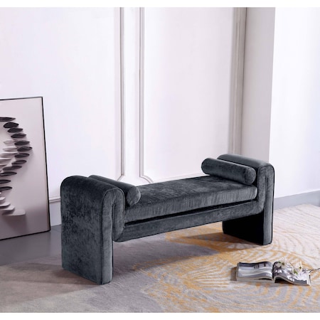 Manhattan Comfort Concord Bench in Black BE001-BK